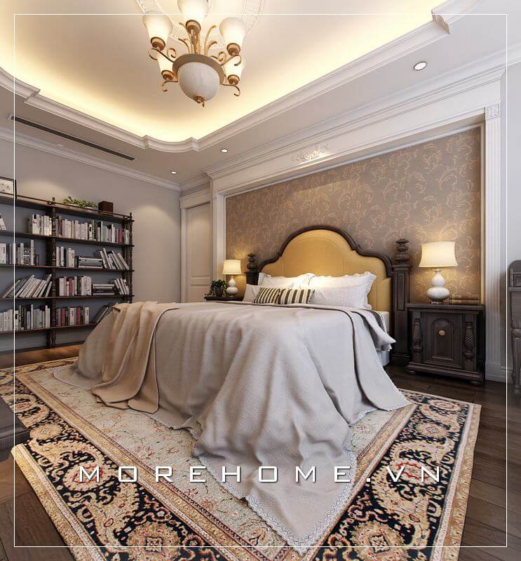 Giường ngủ gỗ óc chó tự nhiên